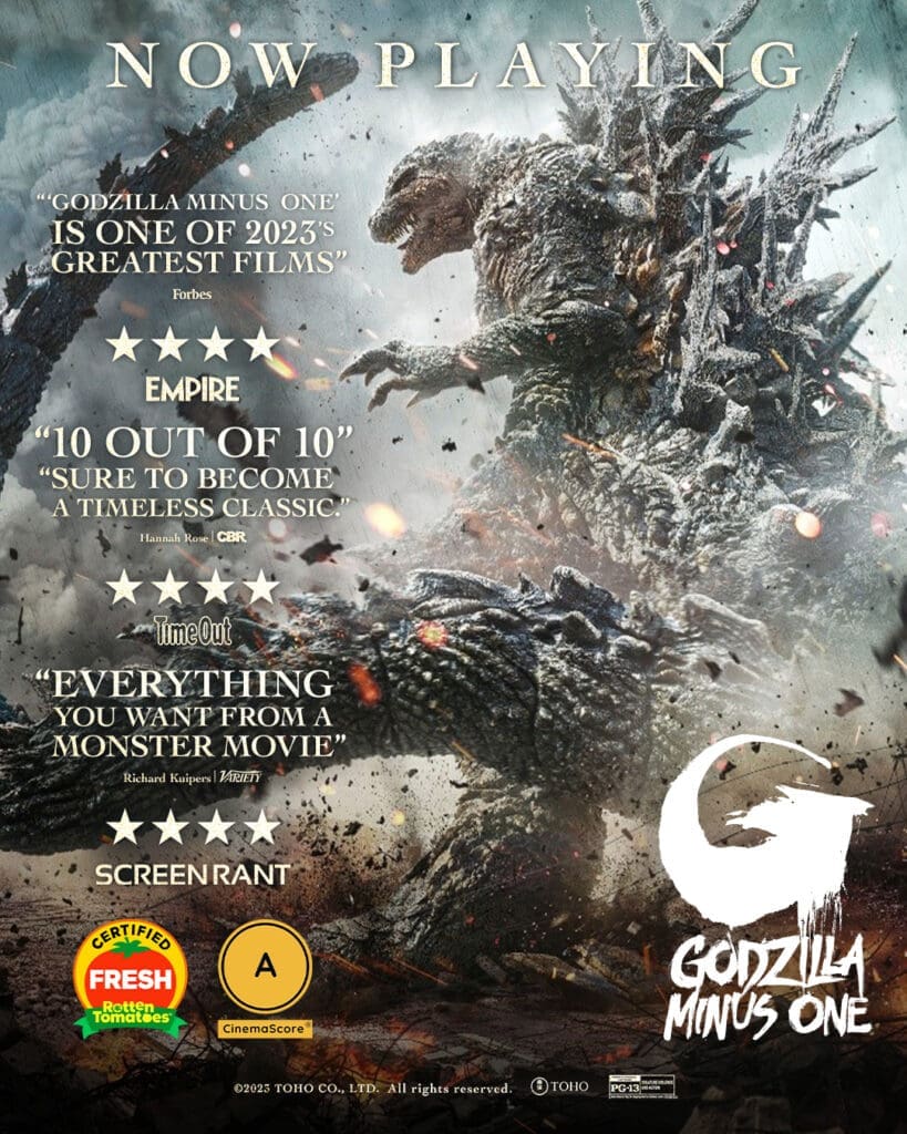 Godzilla Minus One Promotional Poster