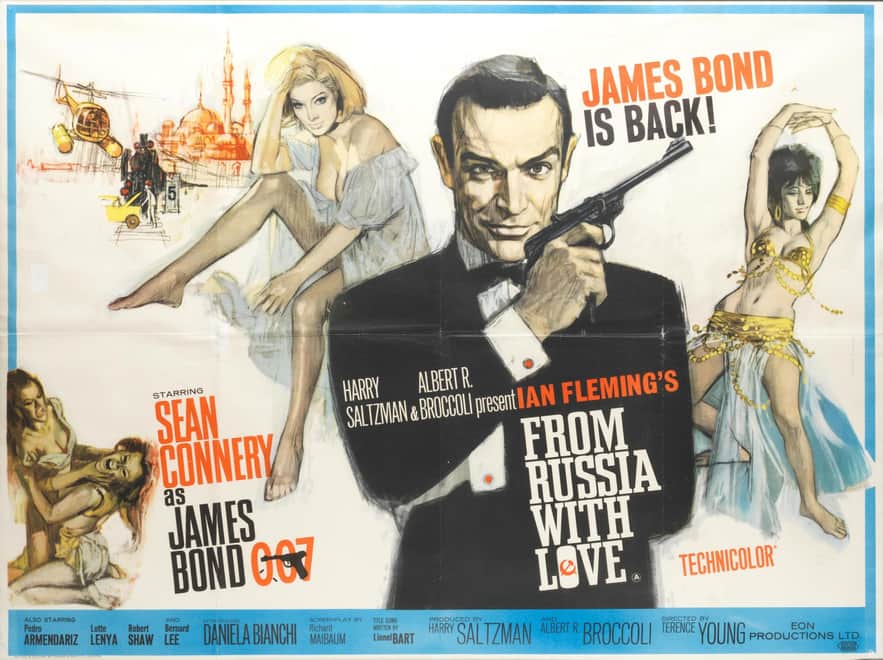 Poster for 1963 film From Russia With Love