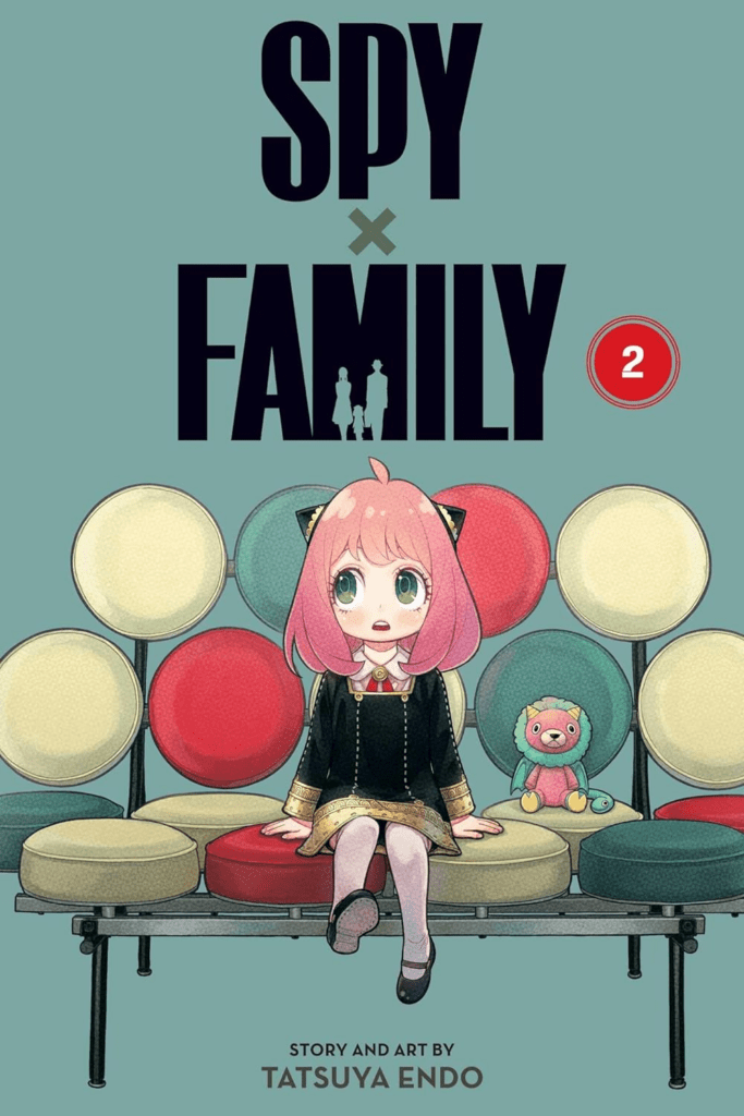 Spy x Family, Vol. 2 manga cover, depicting Anya Forger