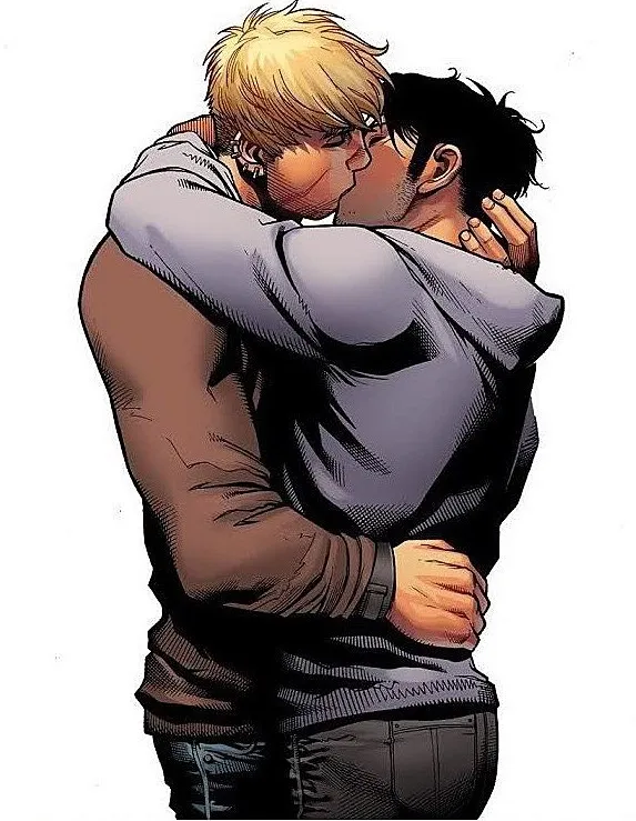 Young Avengers inserting LGBTQ propaganda into Young Avengers: The Children's Crusade #9, Marvel Comics