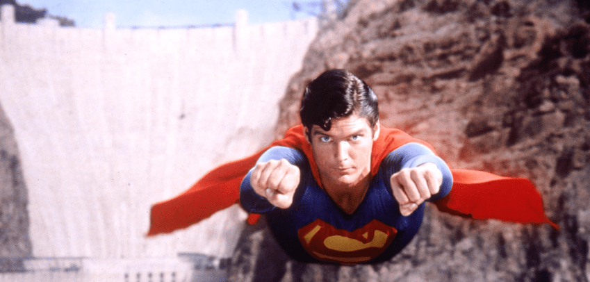 Christopher Reeve in Superman (1978) screenshot