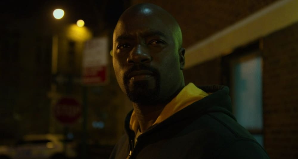 Mike Colter as Luke Cage in the self-titled Marvel Netflix series.