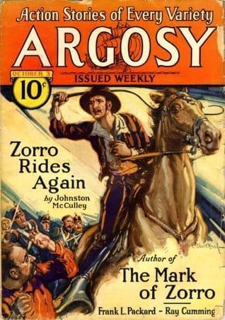 Argosy Magazine original Serialized Zorro