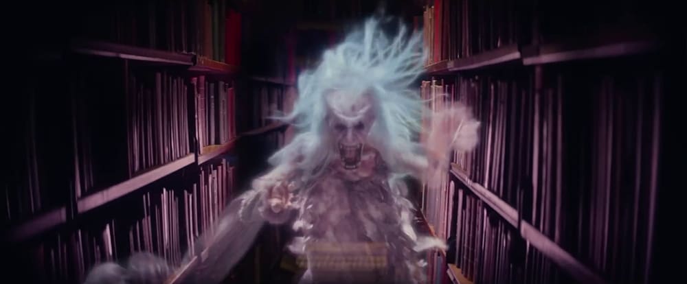 A ghost from the library in 'Ghostbusters: Frozen Empire'