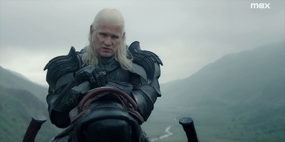 Matt Smith as "Daemon Targaryen" in 'House of the Dragon'.