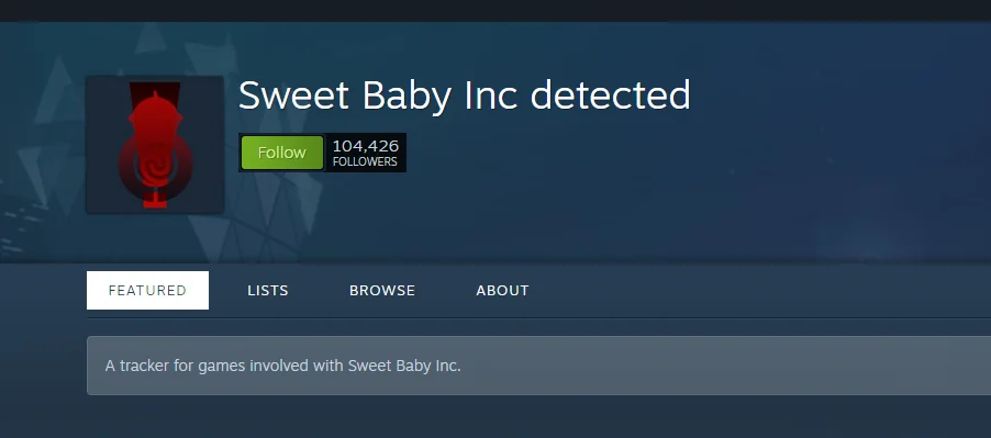 Sweet Baby Inc detected