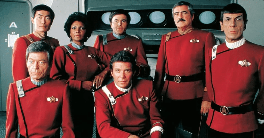 Star Trek II cast photo