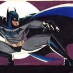 David Williams drawing of Batman, DC Comics