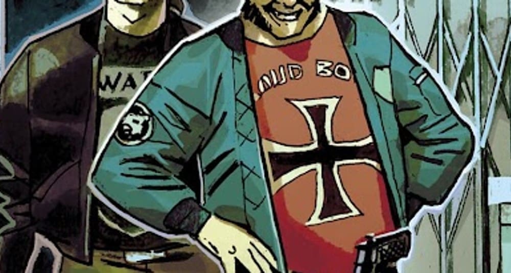 The Holy Roller issue 4 painting proud boys as nazis