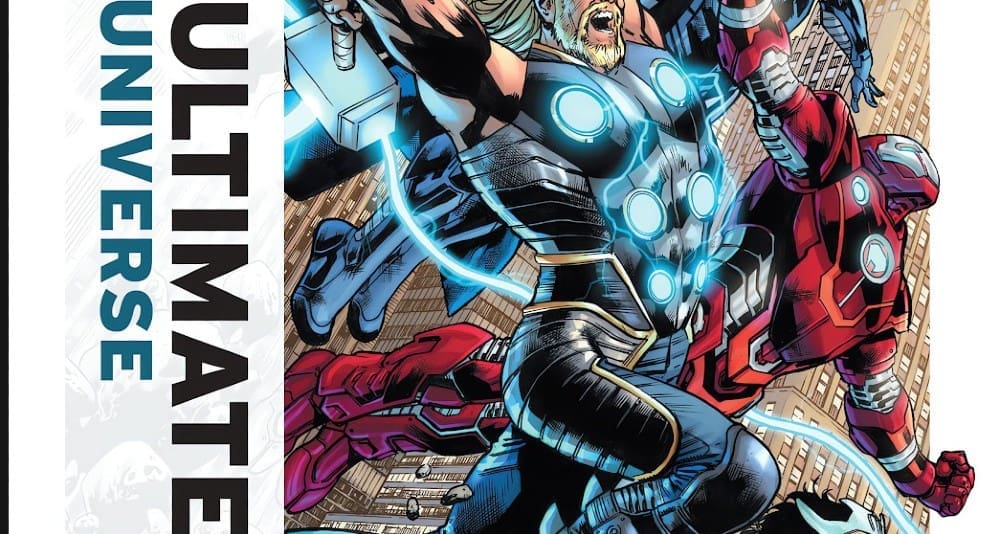 Marvel Ultimate Universe #1 cover with Ironman and Thor